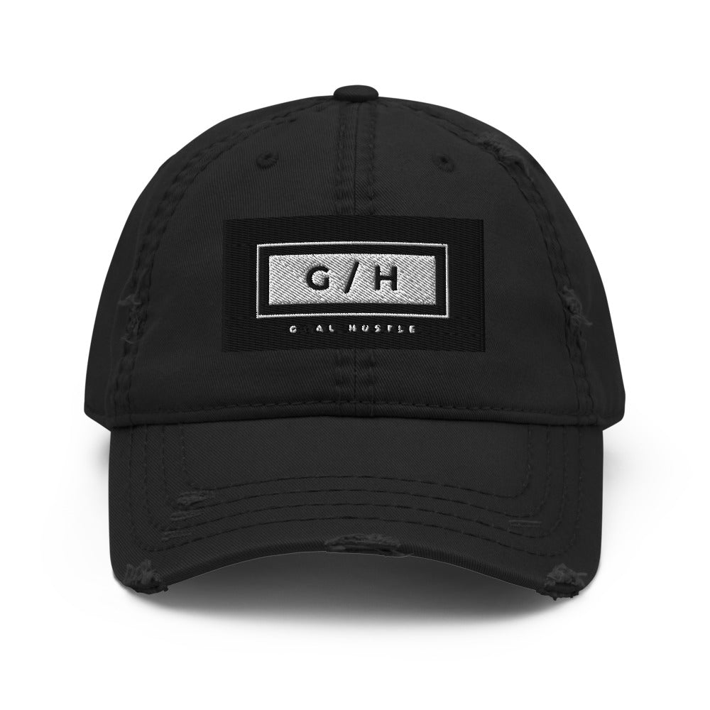 Goal Hustle Distressed Dad Hat