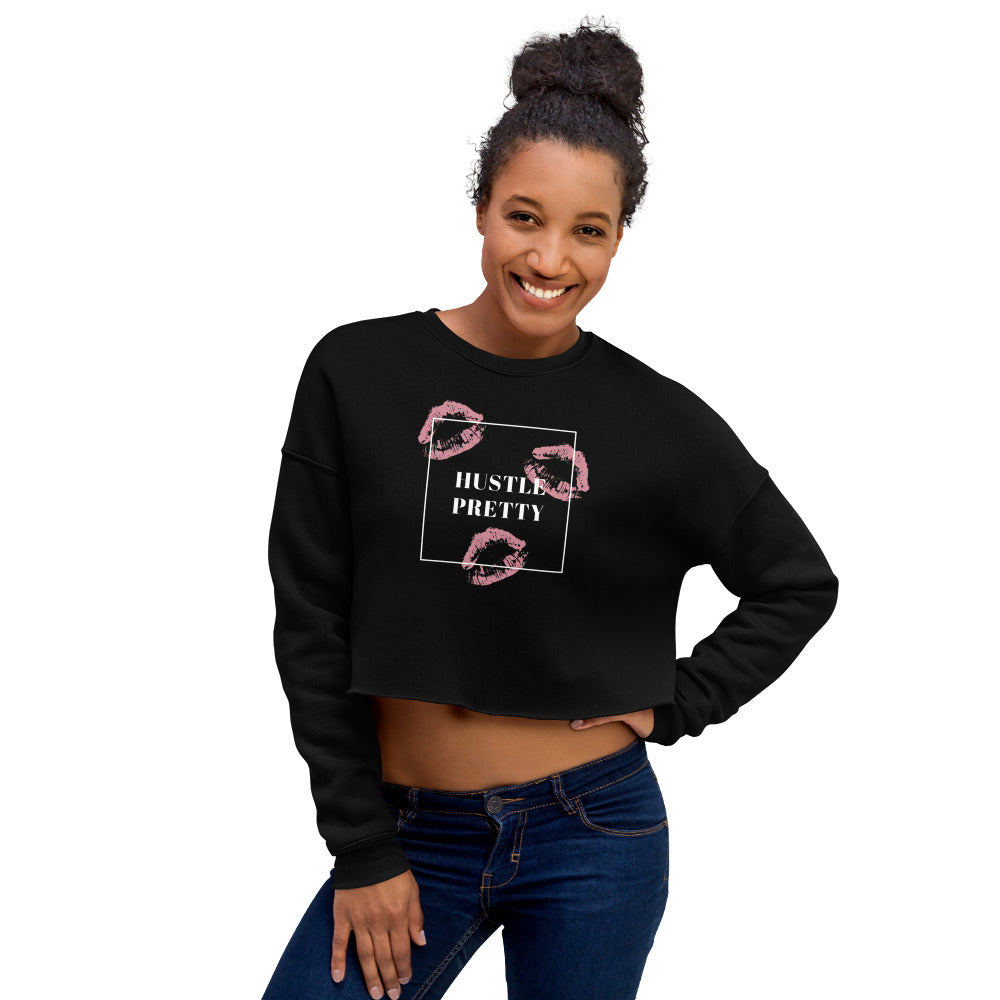 HUSTLE PRETTY Crop Sweatshirt